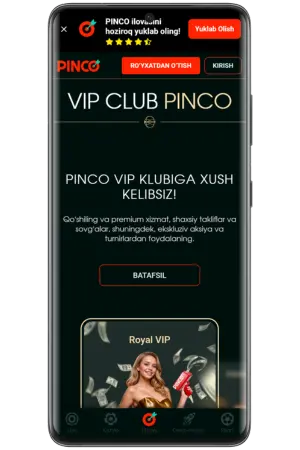 VIP klub sahifasi